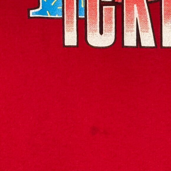 Velva Sheen Mickey Mouse Vintage Red T-Shirt Cartoon Graphic Adult Large USA - Picture 7 of 9